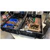 Image 1 : 2 Crates of pipe tools fittings drill bits and more