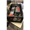 Image 1 : Crate of various power tools and accessories