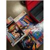 Image 8 : Large red tool box and the board games