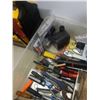 Image 8 : TRAY OF TOOLS AND 2 CAT BATTERY BOOSTERS - AS IS