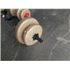 Image 2 : YORK BARBELL AND SINGLE DUMBELL W/ WEIGHTS