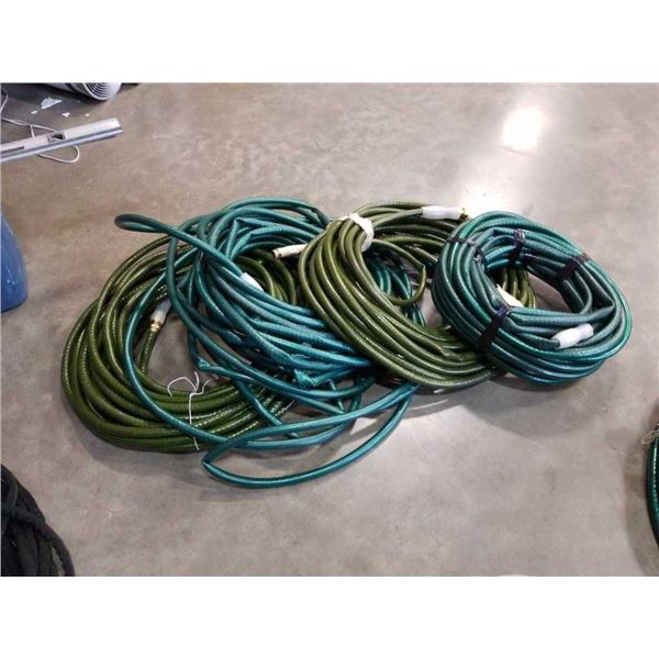 4 commercial grade 100 foot water hoses need repair