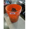 Image 1 : Bucket of aquarium rock and accessories
