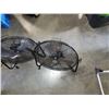 Image 2 : TWO BLACK FANS - ONE HAS NO DIAL