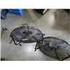 Image 3 : TWO BLACK FANS - ONE HAS NO DIAL