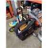 Image 1 : HUSKY ROLLING TOOL BAG WITH TOOLS, ELECTRICAL TESTERS, POWER BARS, TIMER BOX
