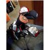 Image 2 : Golf bag with TaylorMade irons set various drivers and putters with cart