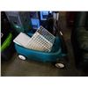 Image 1 : STEP 2 KIDS WAGON, WIRE RACK AND LIGHT UP BOARD