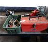 Image 1 : TOOLBOX AND BIN OF TOOLS