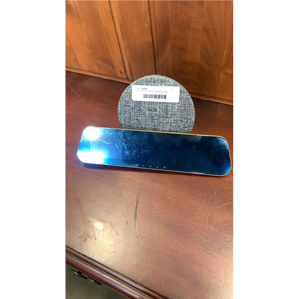 BLUETOOTH REARVIEW MIRROR AND WIRELESS SPEAKER - BOTH MISSING CHARGERS