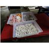 Image 1 : 3 trays of necklaces, earrings and chandelier drop