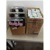 Image 1 : Box of 100 new LED roses and box of new hair