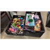 Image 1 : Two crates of vintage kids toys