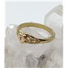 Image 1 : STERLING SILVER 10KT YELLOW AND ROSE GOLD VINTAGE STYLE HEART RING W/ APPRAISAL $855
