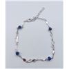 Image 1 : STERLING SILVER BRACELET SET W/ KYANITE GEMSTONES W/ APPRAISAL $880