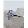 Image 3 : STERLING SILVER GENUINE TANZANITE RING RETAIL $550