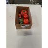 Image 1 : TOMATO CONDIMENT DISH SET - SALT AND PEPPERS, ETC