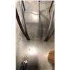 Image 4 : PAIR OF METAL BASE STOOLS