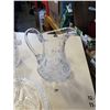 Image 8 : HEAVY CUT CRYSTAL ICE BUCKET, PITCHER, AND SERVING PLATE