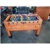 Image 1 : FOOSBALL TABLE - 55 X 30 INCHES WIDE WITHOUT POLES, 35 INCHES TALL