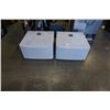 Image 1 : PAIR OF WHITE ELECTROLUX LAUNDRY PEDESTALS