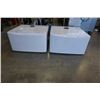 Image 2 : PAIR OF WHITE ELECTROLUX LAUNDRY PEDESTALS