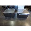 Image 1 : PAIR OF GREY WHIRLPOOL LAUNDRY PEDESTALS