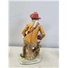 Image 5 : 4 VINTAGE HAND PAINTED FIGURES