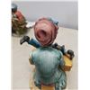 Image 11 : 4 VINTAGE HAND PAINTED FIGURES - one repaired