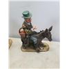 Image 4 : 4 VINTAGE HAND PAINTED FIGURES - one repaired