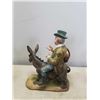 Image 5 : 4 VINTAGE HAND PAINTED FIGURES - one repaired