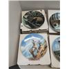Image 2 : BRADFORD EXCHANGE WILD AND FREE: CANADA'S BIG GAME 8 COLLECTOR PLATE SET