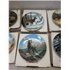 Image 3 : BRADFORD EXCHANGE WILD AND FREE: CANADA'S BIG GAME 8 COLLECTOR PLATE SET