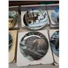 Image 3 : BRADFORD EXCHANGE WILD AND FREE: CANADA'S BIG GAME 8 COLLECTOR PLATE SET WITH STAND