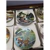 Image 3 : BRADFORD EXCHANGE LIVING WITH NATURE: JERNERS DUCKS 8 COLLECTOR PLATE SET WITH DISPLAY SHELF
