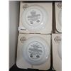 Image 8 : BRADFORD EXCHANGE LIVING WITH NATURE: JERNERS DUCKS 8 COLLECTOR PLATE SET WITH DISPLAY SHELF