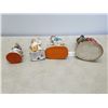 Image 10 : 4 VINTAGE HAND PAINTED FIGURES - one repaired