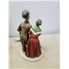 Image 3 : 4 VINTAGE HAND PAINTED FIGURES - one repaired