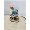 Image 5 : 4 VINTAGE HAND PAINTED FIGURES - one repaired
