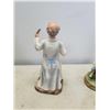 Image 7 : 4 VINTAGE HAND PAINTED FIGURES - one repaired