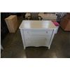 Image 1 : WHITE 3 DRAWER DRESSER - 37 INCHES WIDE, 21 DEEP, 33 TALL