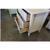 Image 5 : WHITE 3 DRAWER DRESSER - 37 INCHES WIDE, 21 DEEP, 33 TALL