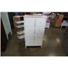 Image 3 : White 8 drawer chest of drawers - 21 INCHES WIDE, 14 DEEP, 39 TALL