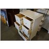 Image 6 : White 8 drawer chest of drawers - 21 INCHES WIDE, 14 DEEP, 39 TALL