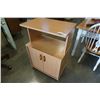Image 2 : ROLLING MICROWAVE STAND - 2 FOOT WIDE X 16 INCH DEEP X 3 FOOT TALL