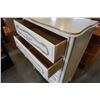 Image 7 : WHITE FRENCH PROVINCIAL 5 DRAWER CHEST OF DRAWERS - 32 INCH WIDE X 18 DEEP X 47 TALL
