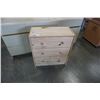 Image 1 : SMALL 3 DRAWER PINE DRESSER - 24.5 INCH WIDE X 1 FOOT DEEP X 27.5 INCH TALL