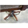 Image 8 : WOOD FRAMED ROLLING OFFICE CHAIR