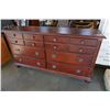 Image 2 : Modern 6 drawer dresser - 64 INCH WIDE X 18 DEEP X 34 TALL