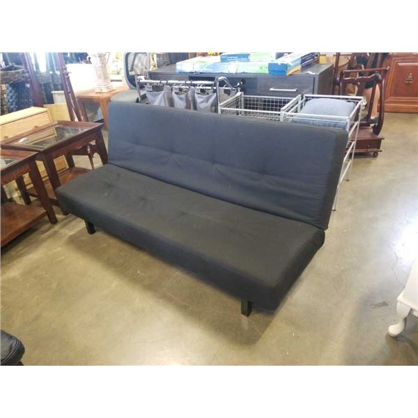 BLACK IKEA CLICK CLACK SOFA - 67 INCHES WIDE